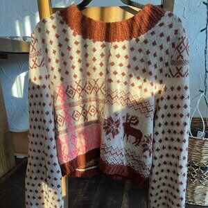 Free People Cropped Winter Sweater